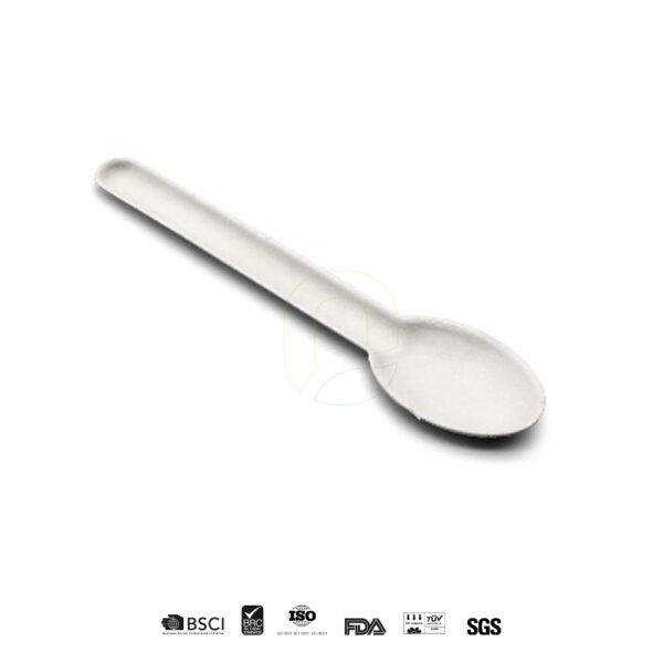 Cuchara ECO 16, fibra de caña de azúcar