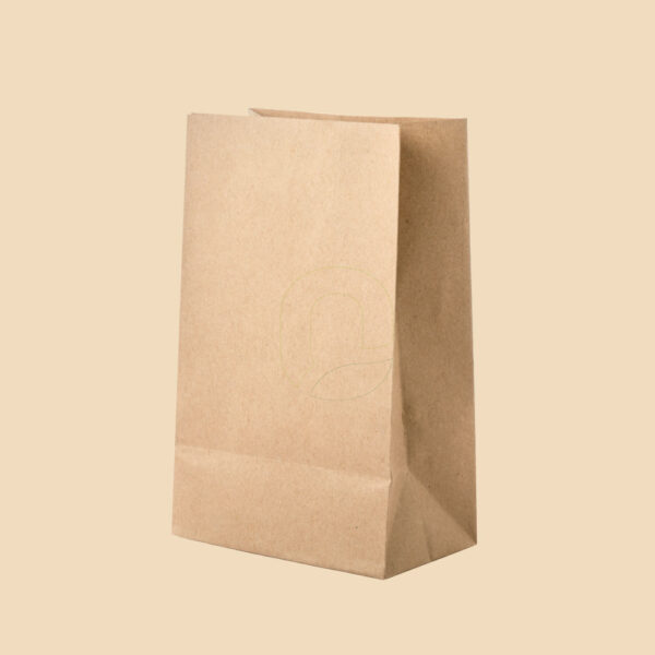 Bolsa biodegradable de papel kraft (30x40x16cm) 80gr