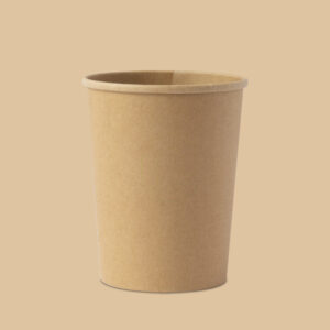 Envase para Sopa - Soup Cup Kraft 1,000 ml-Ø116 (32 oz) para frio y caliente