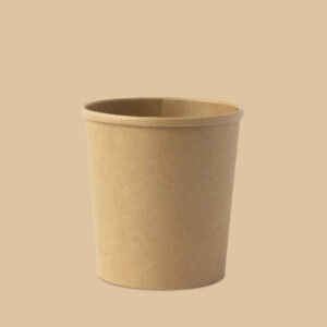 Envase para Sopa - Soup Cup Kraft 780 ml-Ø116 (26 oz) para frio y caliente