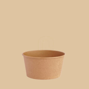 Bowl Kraft 400 ml-Ø115 (12 oz) para frio y caliente