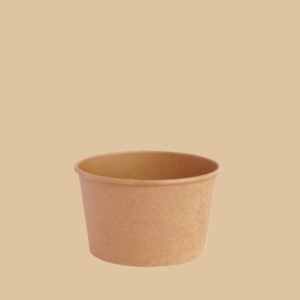 Bowl Kraft 500 ml-Ø115 (16 oz) para frio y caliente
